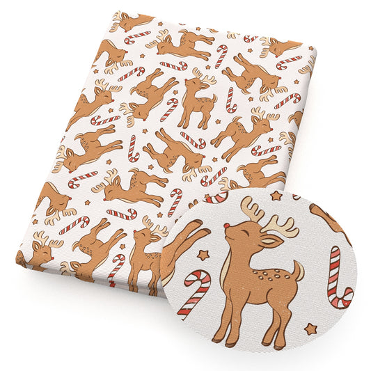 christmas day deerreindeer giraffe star starfish fabric