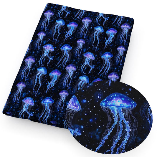 ocean series jellyfish fabric