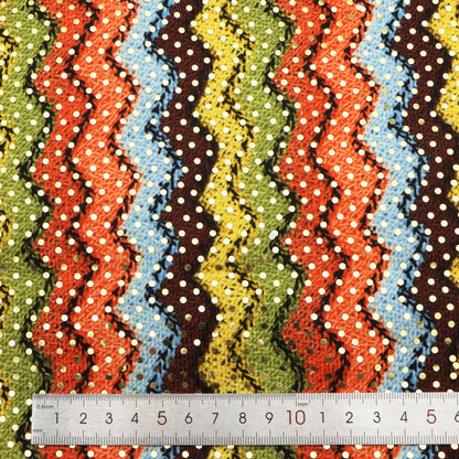 1pc wave Sequins Velvet Fabric - 59x19.68inch(150x50cm) 100%Polyester Material, High Density for DIY Crafts - Hand Wash Only Precut Fabric