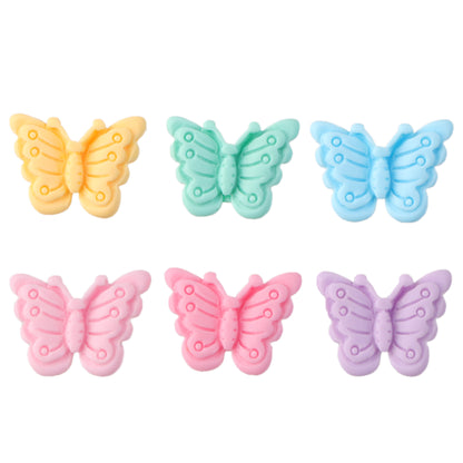 10Pcs Butterfly Flatback Cabochons, Faux Kawaii 3d Cabochon Charms Resin for DIY Hair Clips, Headbands, Phone Cases, Scrapbooking, and Jewelry Making