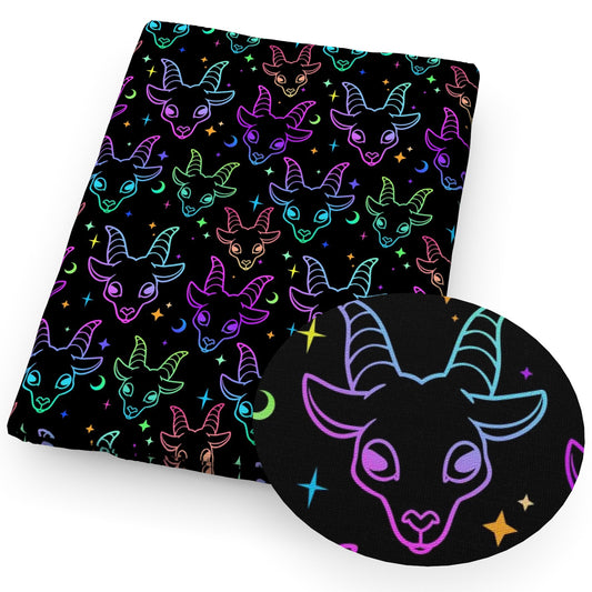 halloween star starfish sheep moon fabric