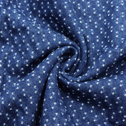 1Pc Pre-Washed  ripped hole Denim Fabric - 62.99x19.68inch(160x50cm) 100% Polyester for DIY Handmade Precut For Patchwork Craft