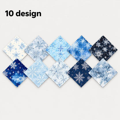 10Pc/Set Christmas Series Fat Quarter Fabric, Pre-Cut Square Fabric Assort, Fabric Set, Craft Fabric, Handmade DIY Patchwork Fabric,Home Quilting Sewing Fabric, Packaging Fabric, Scrapbooking Craft Hobbyist