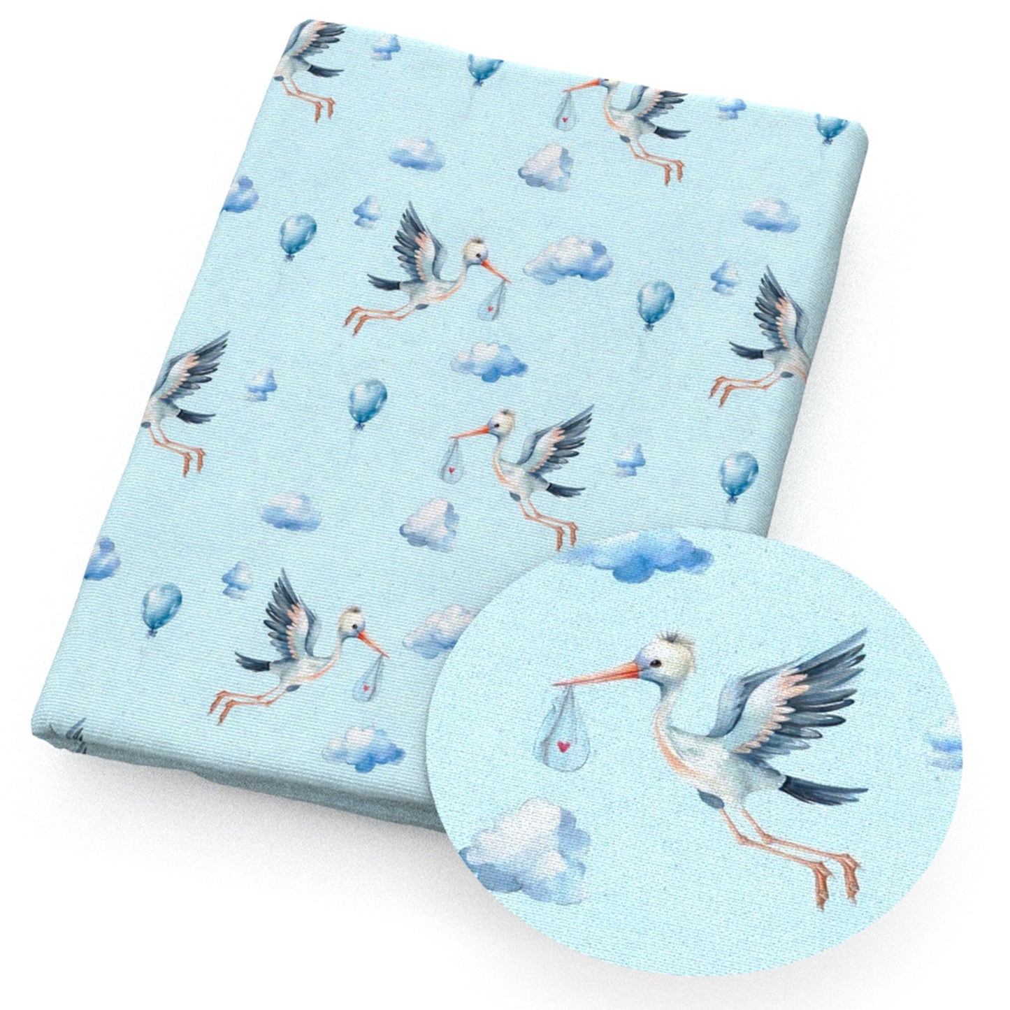 crane cloud balloon fabric