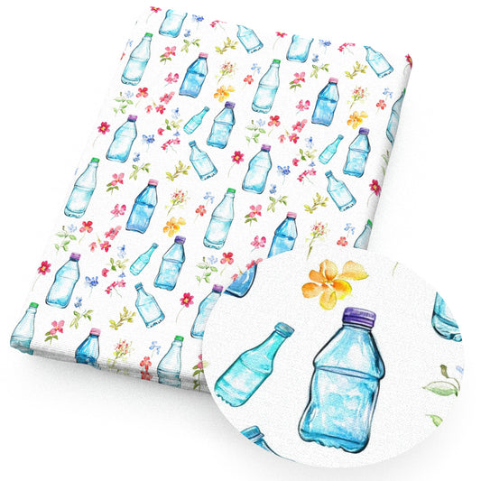 glass bottleglass favor jarsglass favor plastic bottle flowerfloral fabric