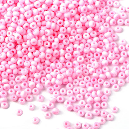 10g/pack 3mm Vibrant Colorful Miyuki Seed Beads Frosted Plain Solid Color Loose Spacer Acrylic Beads with Hole for Jewelry Making DIY Bracelet Necklace Chain Earrings Charm Bangle Decors Craft Accessorie