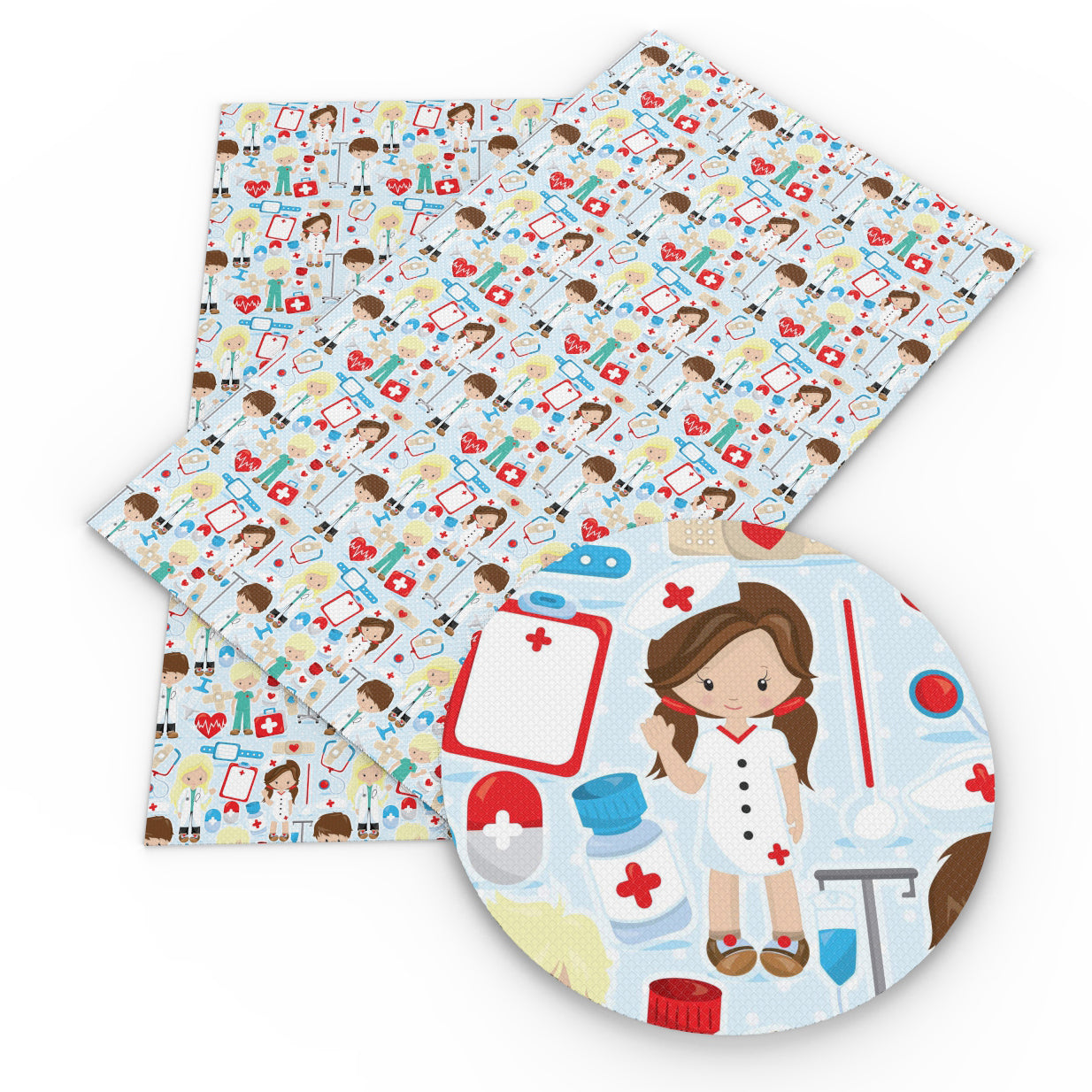 medical design theme fabric