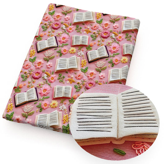 imitation embroidery series book flowerfloral fabric