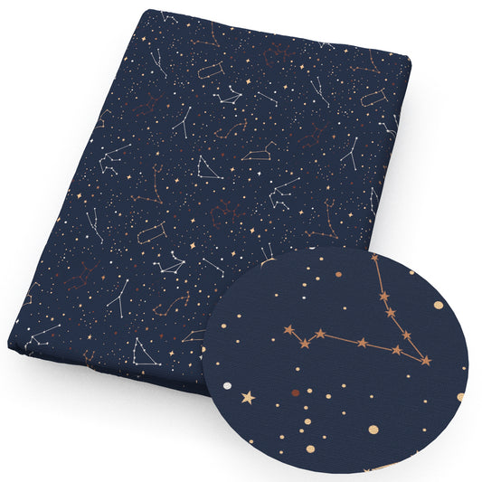 star starfish roundoval constellation fabric
