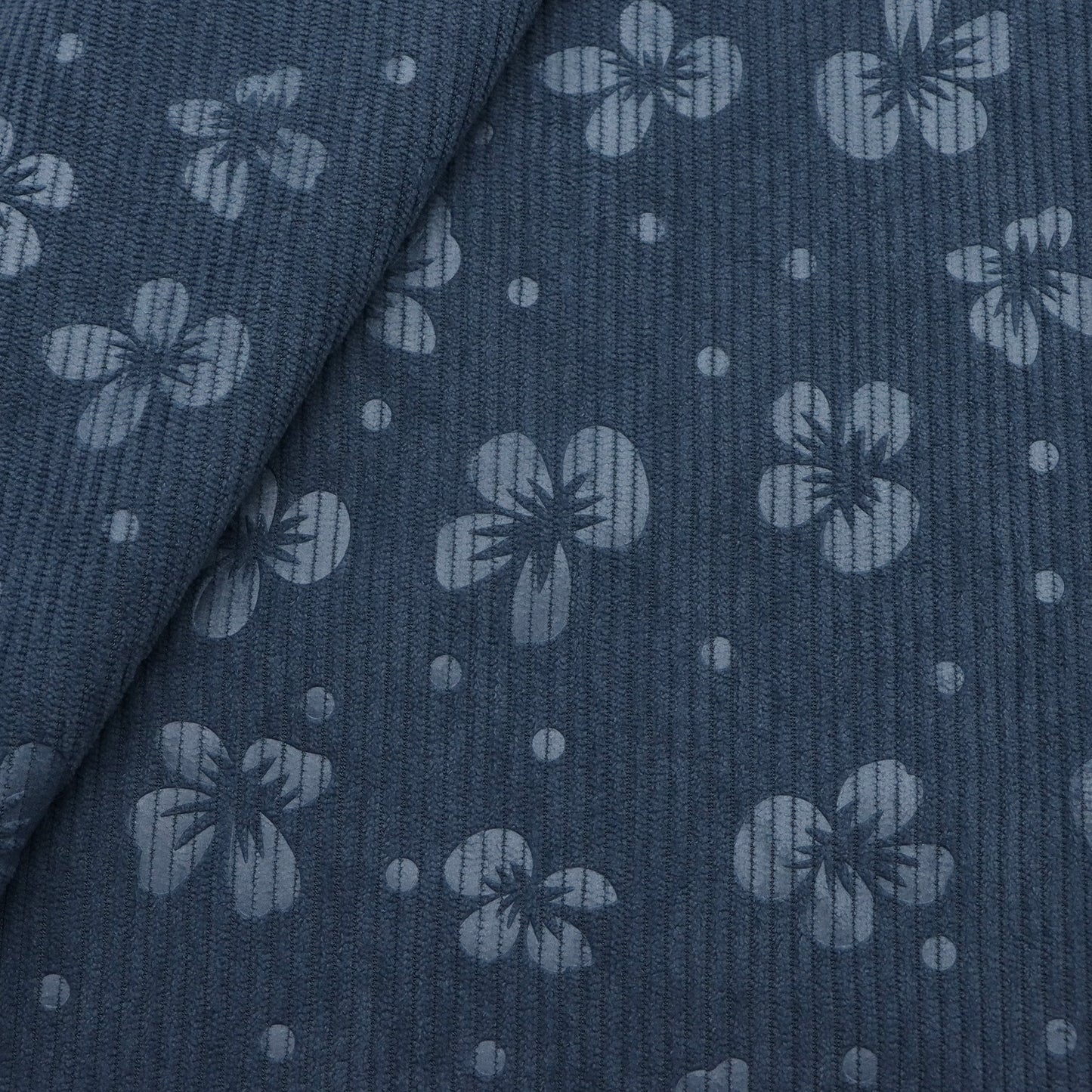 Flower Corduroy Polyester Velvet Fabric,19.68X59inch, Pre-Cut Quilting Material for DIY Wallet Crafts DIY Craft For Small Bags, Cushions, Wallets, Toys, Coin Purses Patchwork, Handmade Doll Breathable