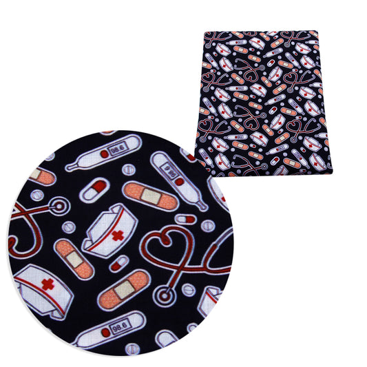 medical design theme fabric