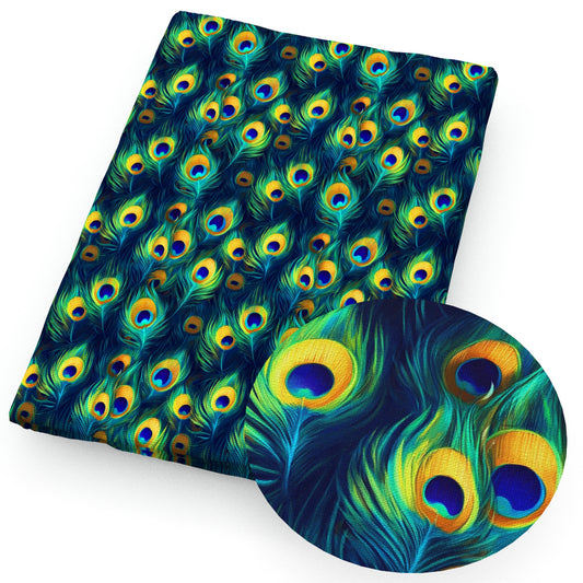 peacock pattern fabric