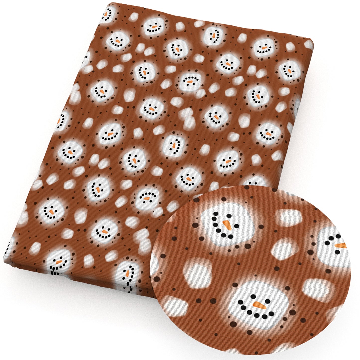 christmas day snowman fabric