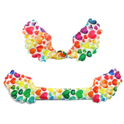 5pcs Wings Padded Patch for Diy Hair scrunchies accessories