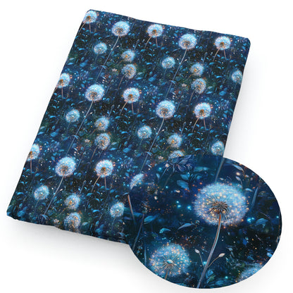1pc Dandelion Series Pattern Quilting Fabric-17.7x19.68inch(45x50cm) Polyester Craft Fabrics DIY Handmade Projects Doll Clothes Fabric Precut For Patchwork Craft(108gsm)