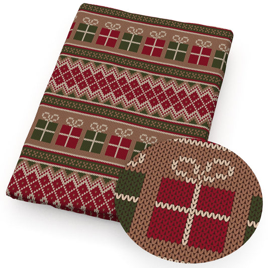 christmas day presentgift fabric