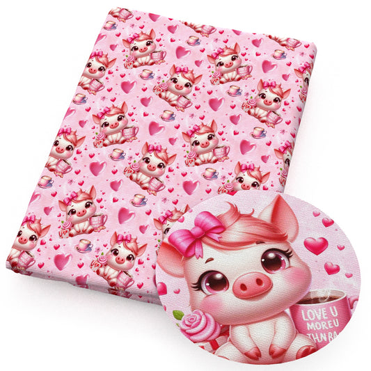 valentine's day heart love fabric