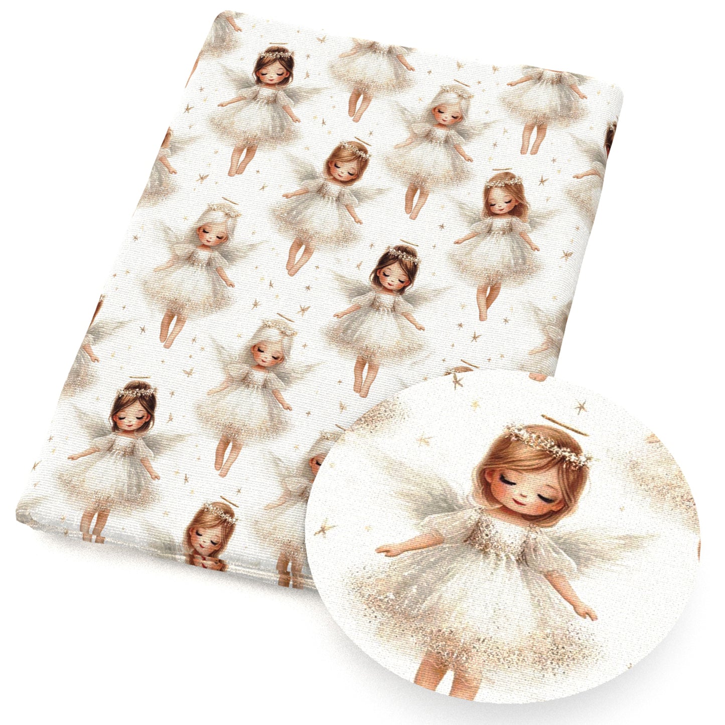 girl star starfish fabric