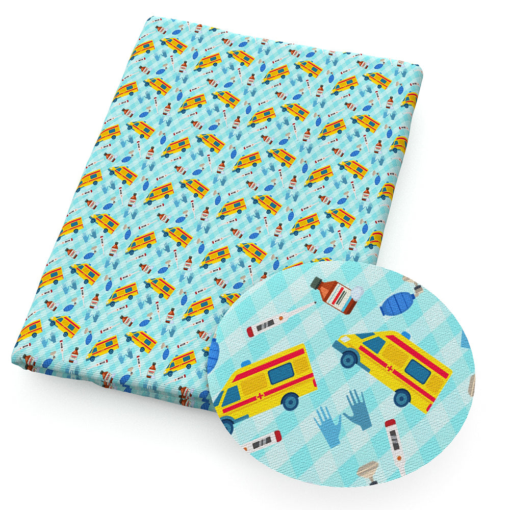 medical design theme fabric