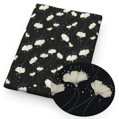 4Pc/set 7.87x7.87inch(20x20cm) Dandelion series Precut Quilting Fabric Fat Quarter Fabric Bundle, Polyester Quilting Squares for Patchwork, DIY Crafts Projects, DIY Wallet Making