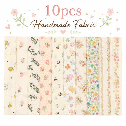 10pcs Vintage Floral Pattern Jelly Roll Fabric Strips 2.5X19.7inch Pre-cut 100% Polyester for Patchwork Quilts, Table Runners, Placemats, Tote Bags, Storage Pouches, Makeup Bags, Coasters, Quilt Blocks & Binding Multi-color