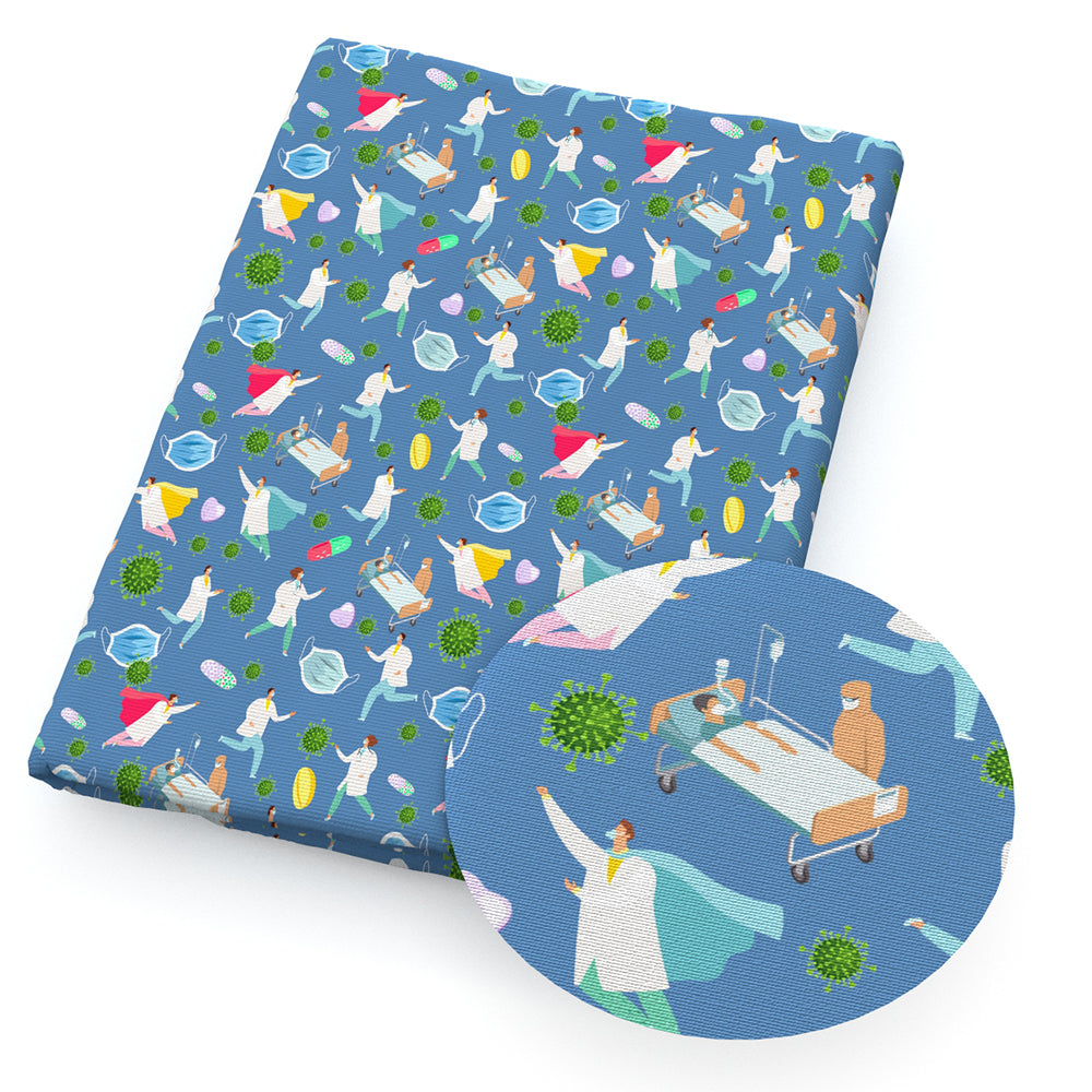 medical design theme fabric