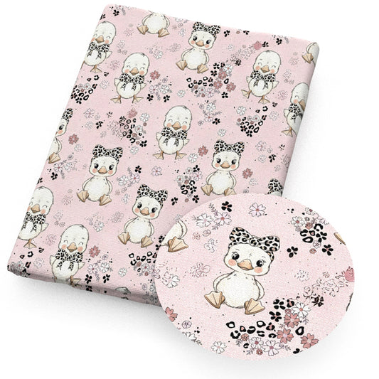 duck leopard cheetah bowknotbows flowerfloral fabric