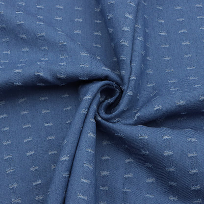 1Pc solid Pre-Washed ripped hole Denim Fabric - 59x19.68inch(150x50cm)  DIY Crafts Projects, DIY Wallet Making