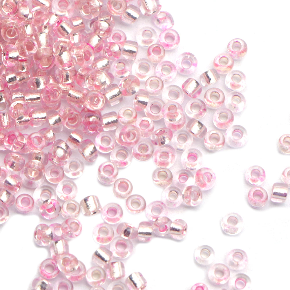 10g/pack 12/0 Transparent Miyuki Seed Beads Plain Solid Color Loose Spacer Acrylic Beads with Hole for Jewelry Making DIY Bracelet Necklace Chain Earrings Charm Bangle Decors Craft Accessorie