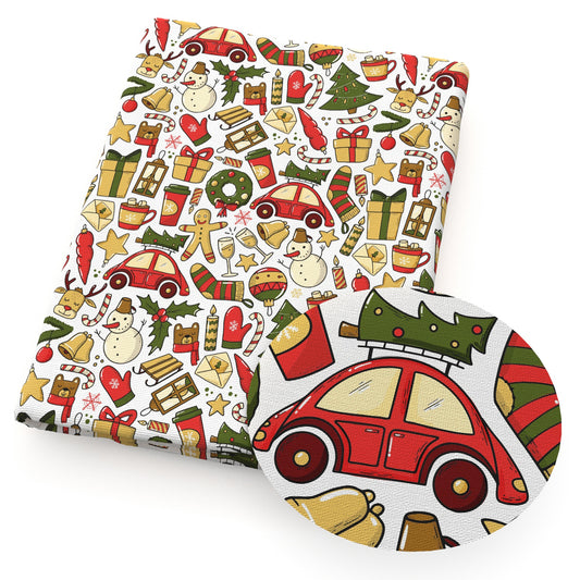 reindeer giraffe christmas tree snowman crutch candles fabric