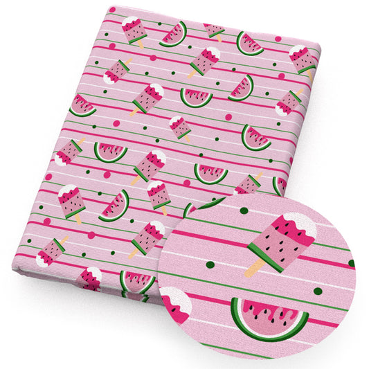 watermelon popsicle sticksice cream sticks dots spot stripe color series fabric