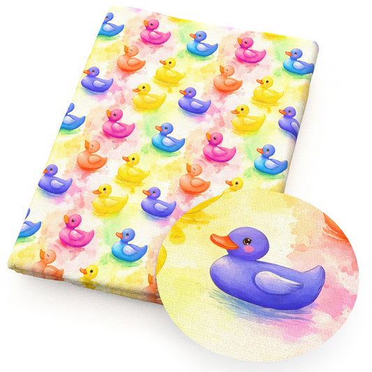 duck rainbow color fabric
