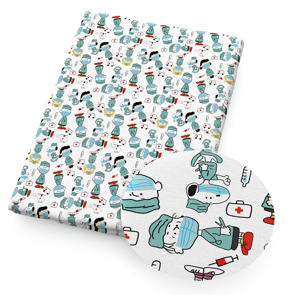 medical design theme fabric