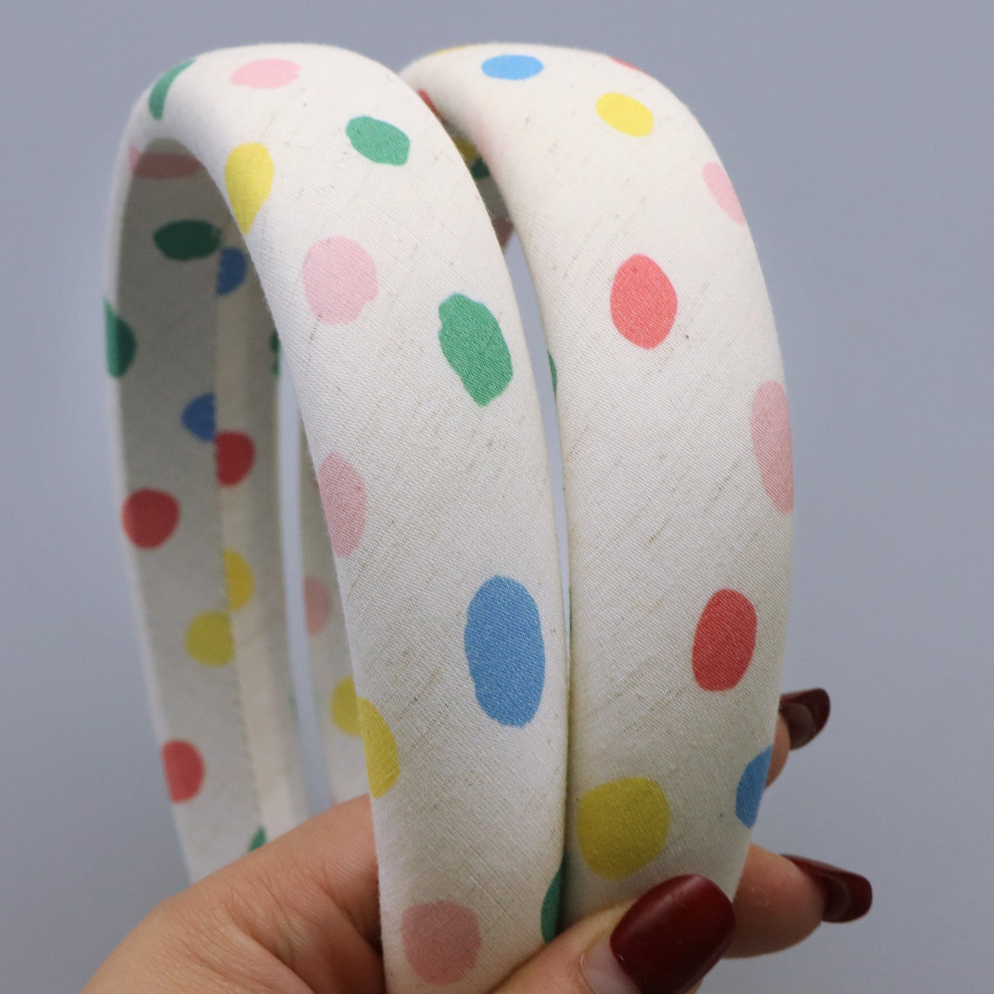 Rainbow Dots Headband