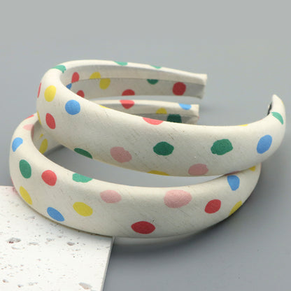 Rainbow Dots Headband