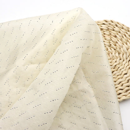 1Pc 59x19.68inch(150x50cm) Sparkly dot Width Chiffon Fabric Soft Fabric For Dress Lining Cloth Material Wedding Sewing Production