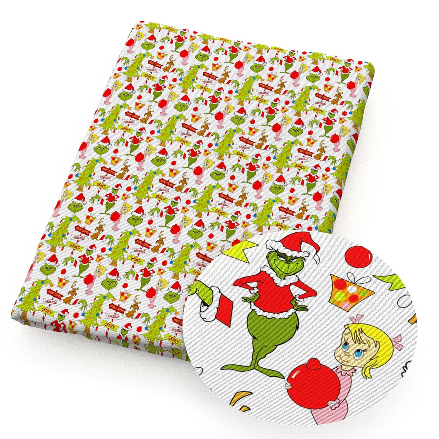 christmas tree dogpuppy girl fabric