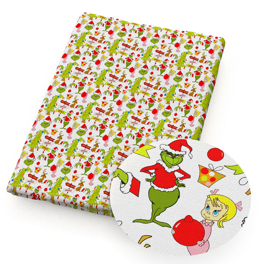 christmas tree dogpuppy girl fabric