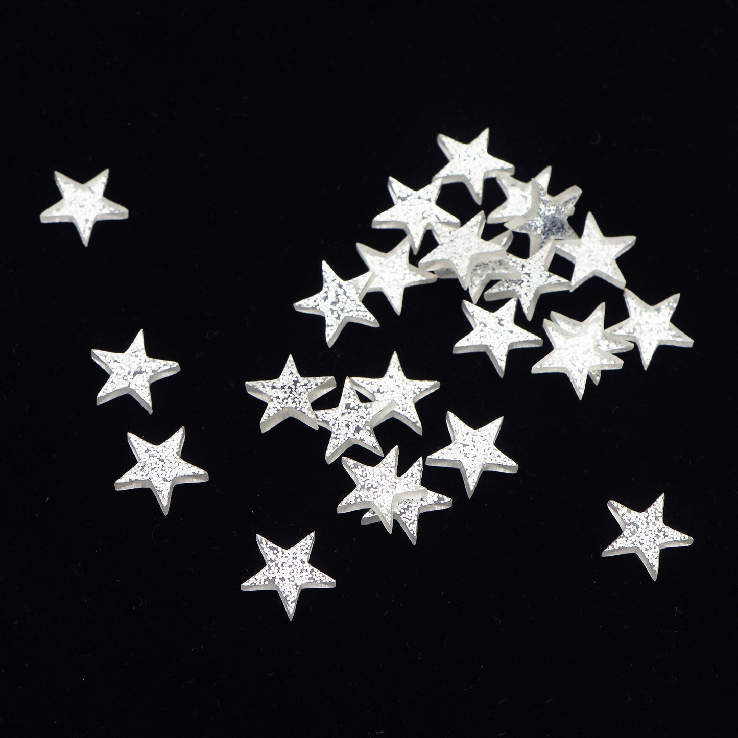 Resin Flat Back Charms Beads,5pcs Glitter Star Shape Resin Cabochons for DIY Crafts, Scrapbooking, Jewelry Making