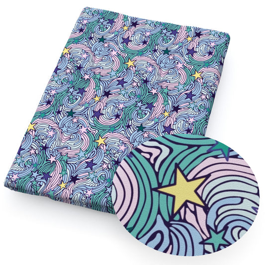 chevron zig zags star starfish swirls fabric