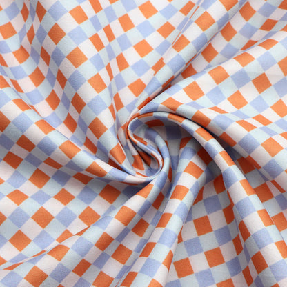 1Pc 59x19.68inch(150x50cm) rhombus plaid 100% Polyester Material fabric, Pre-Cut for DIY Sofa Covers & Handmade Projects