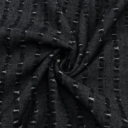 1Pc solid Pre-Washed ripped hole Denim Fabric - 59x19.68inch(150x50cm)  DIY Crafts Projects, DIY Wallet Making