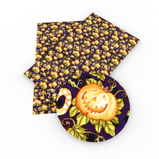 halloween pumpkin fabric