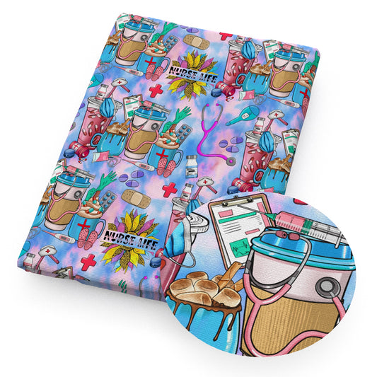 medical design theme fabric