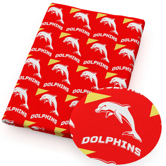 redcliffe dolphins sports teams fabric