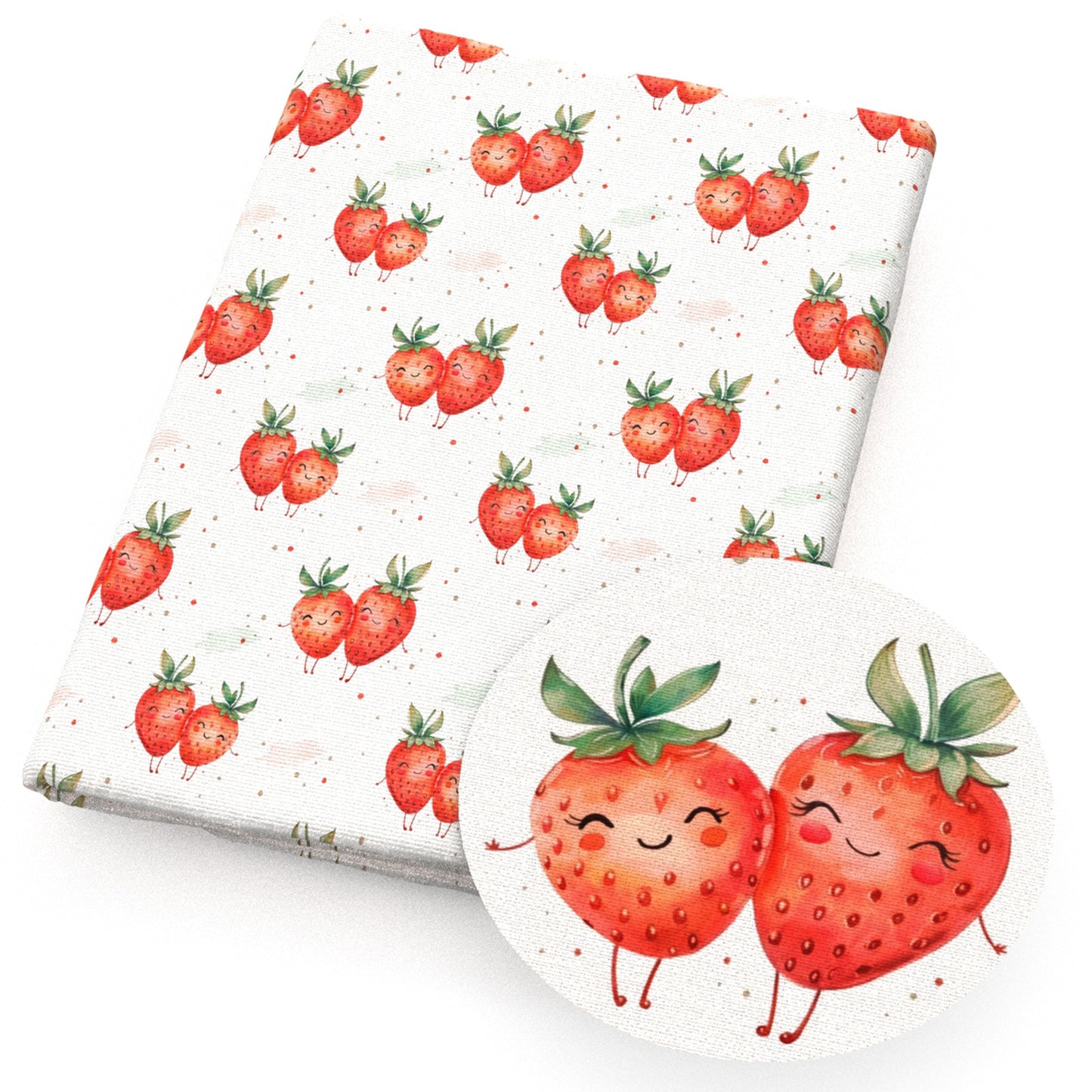strawberry fabric