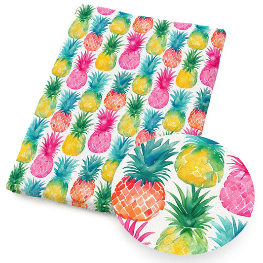 pineapple color series fruit fabric