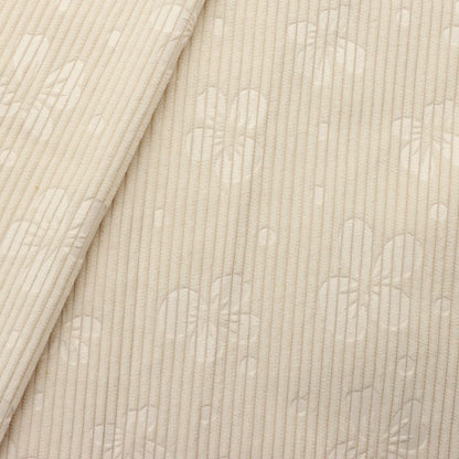 Flower Corduroy Polyester Velvet Fabric,19.68X59inch, Pre-Cut Quilting Material for DIY Wallet Crafts DIY Craft For Small Bags, Cushions, Wallets, Toys, Coin Purses Patchwork, Handmade Doll Breathable