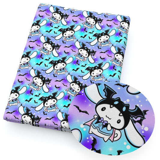 halloween bat dots spot fabric