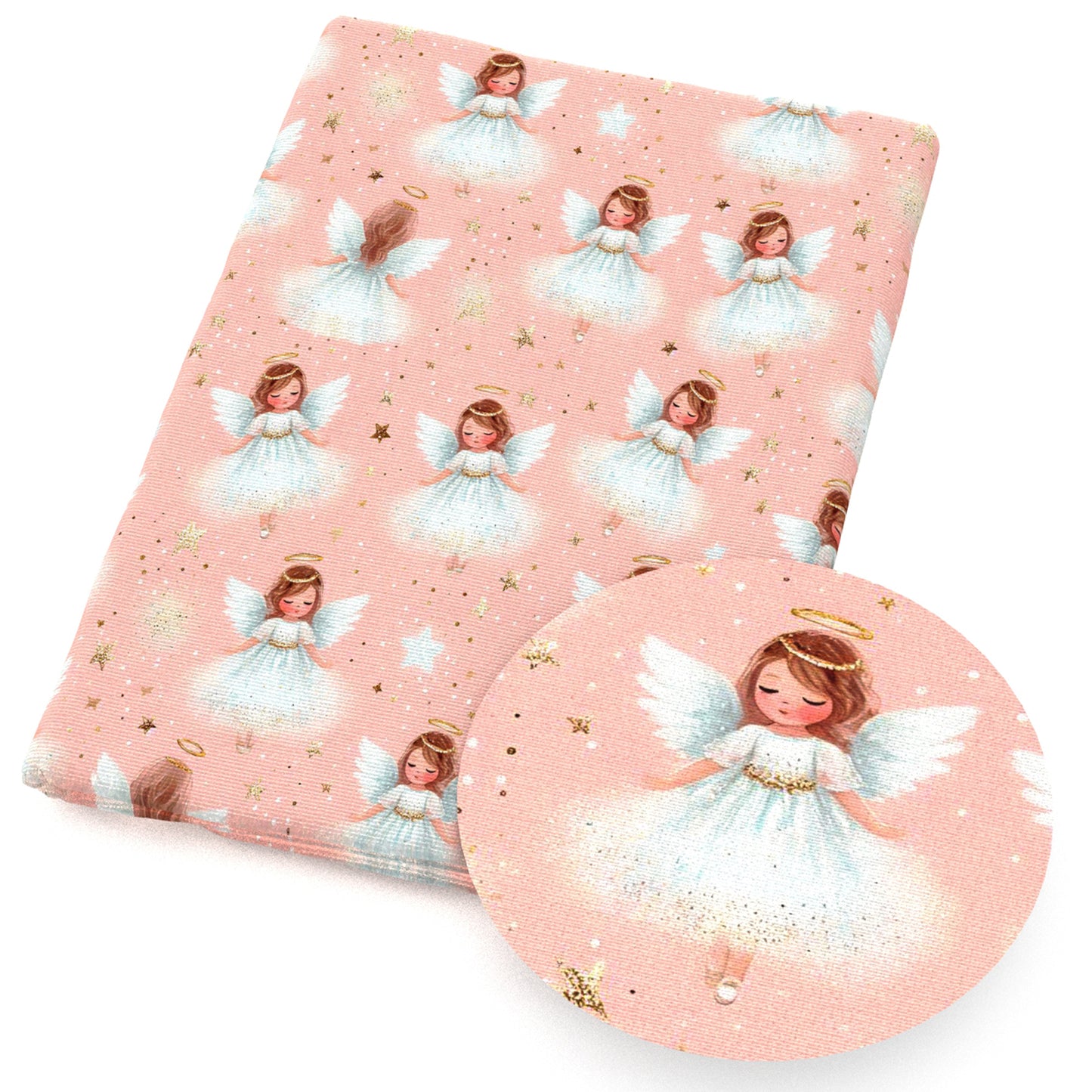 girl star starfish pink series fabric